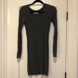 Abercrombie & Fitch Grey Sweater Dress (Size XS)